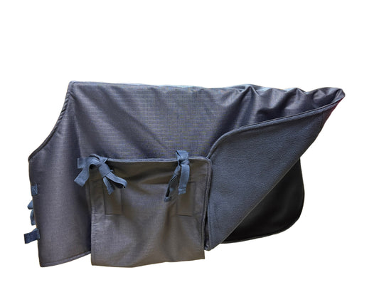 【馬服】当歳馬冬用・裏地フリース｜600D防水オックスフォード・ひも留め